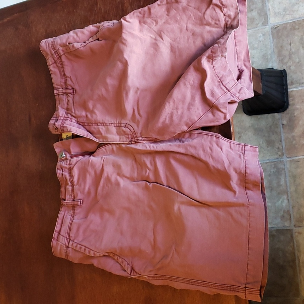 Taylor Stitch Morse Short in Red Brick Slub Linen XL 36